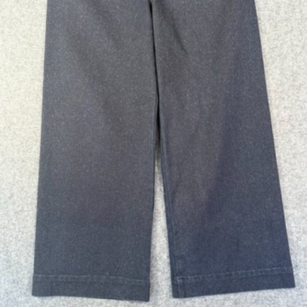 Maeve Anthropologie Womens Dark Colette Sparkle Wide Leg Crop Jeans 29 Boho NWT - Picture 4 of 14